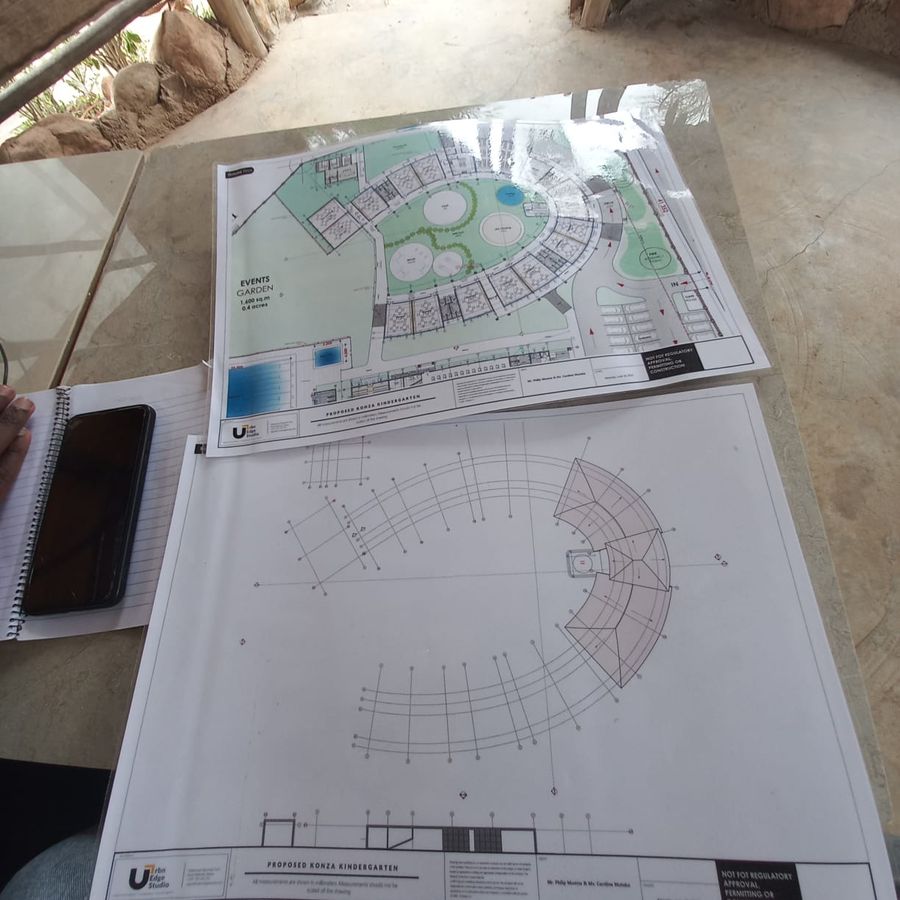 Konza Kindergarten architectural site plans